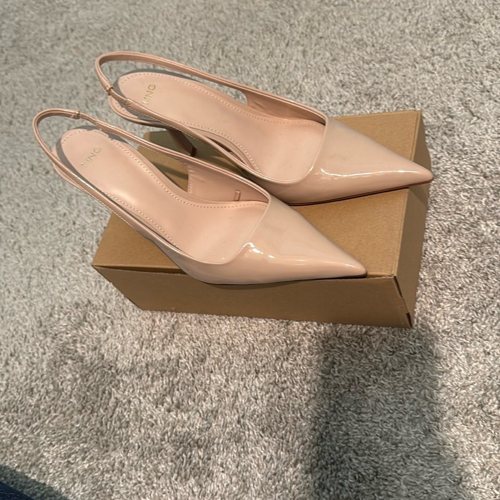 Mango Black Heeled Shoes